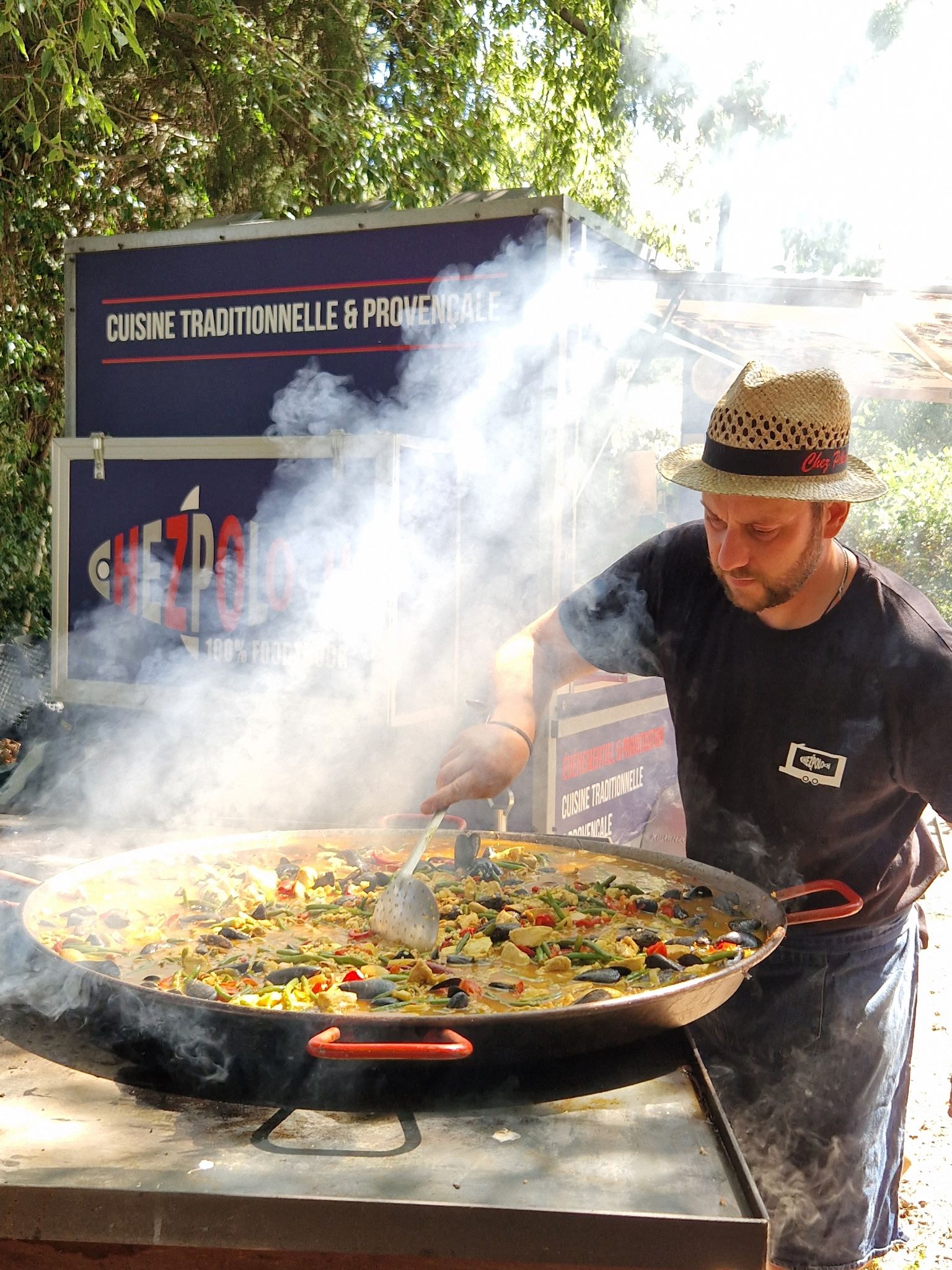 Le chef en action
